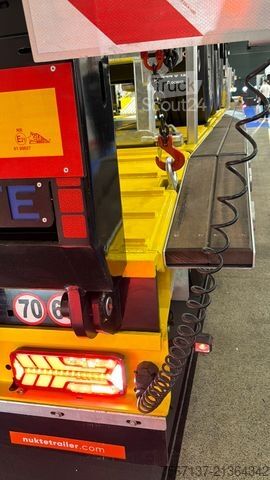 Ημιρυμουλκούμενο χαμηλής φόρτωσης  NÜKTE 4 ACHS TIEFLADER VIERTE ACHSE GELENKT