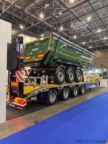 Ημιρυμουλκούμενο χαμηλής φόρτωσης  NÜKTE 4 ACHS TIEFLADER VIERTE ACHSE GELENKT