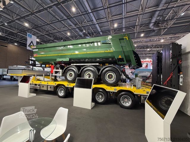 Ημιρυμουλκούμενο ανατρεπόμενο  NÜKTE 24 KUBIK HARDOX BODEN 5 MM WÄNDE 4 MM