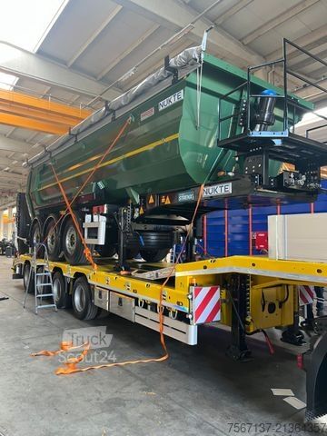Semiremorcă basculantă NÜKTE 24 KUBIK HARDOX BODEN 5 MM WÄNDE 4 MM