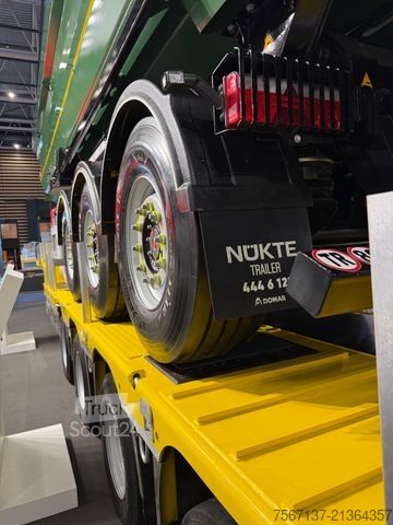 Ημιρυμουλκούμενο ανατρεπόμενο NÜKTE 24 KUBIK HARDOX BODEN 5 MM WÄNDE 4 MM