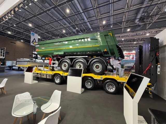 Ημιρυμουλκούμενο ανατρεπόμενο  NÜKTE 24 KUBIK HARDOX BODEN 5 MM WÄNDE 4 MM