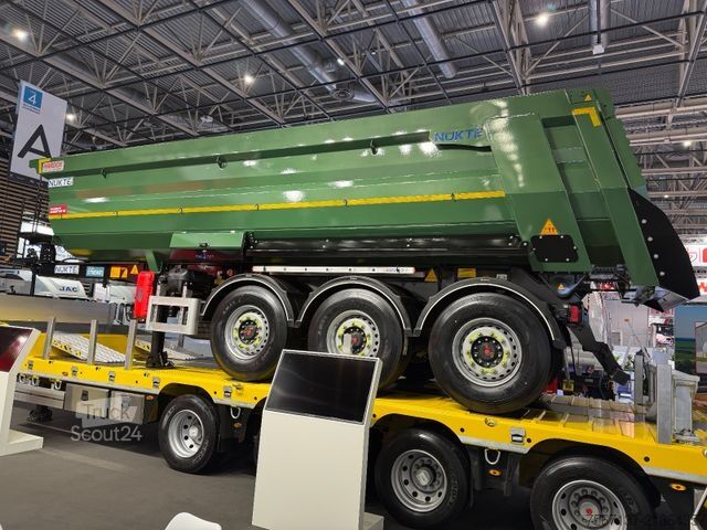 Ημιρυμουλκούμενο ανατρεπόμενο  NÜKTE 24 KUBIK HARDOX BODEN 5 MM WÄNDE 4 MM