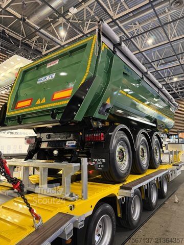 Ημιρυμουλκούμενο ανατρεπόμενο  NÜKTE 24 KUBIK HARDOX BODEN 5 MM WÄNDE 4 MM