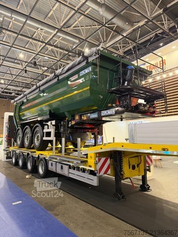 Ημιρυμουλκούμενο ανατρεπόμενο NÜKTE 24 KUBIK HARDOX BODEN 5 MM WÄNDE 4 MM