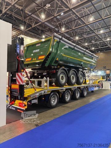 Ημιρυμουλκούμενο ανατρεπόμενο NÜKTE 24 KUBIK HARDOX BODEN 5 MM WÄNDE 4 MM