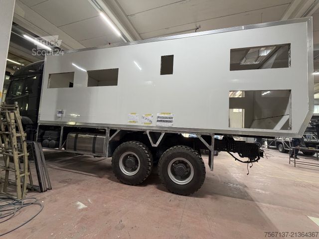 Levehető fülke MERCEDES-BENZ AROCS 3358 6X6 ALLRAD EXPEDITION WOHNMOBIL NEU!!