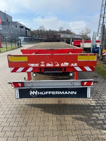 Nízkoložný návěs  Janzen Sattelauflieger Plateau hydr Heckausschub