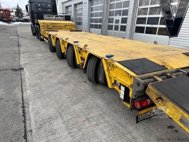 Zema profila puspiekabe GOLDHOFER STZ-MPA-4 (245) A 4 x gelenkt ausziehbar