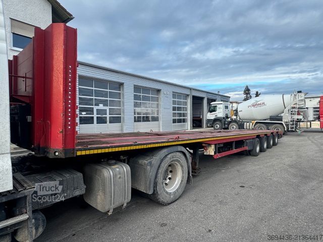 Naczepa niskopodwoziowa MEUSBURGER MPS 4 Jumbo 2 x gelenkt Liftachse