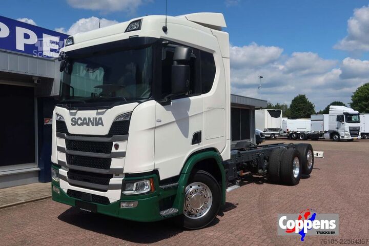 Шаси с кабина Scania R500 NGS R 500 6x2 Chassis, Stuur liftr as 6x2