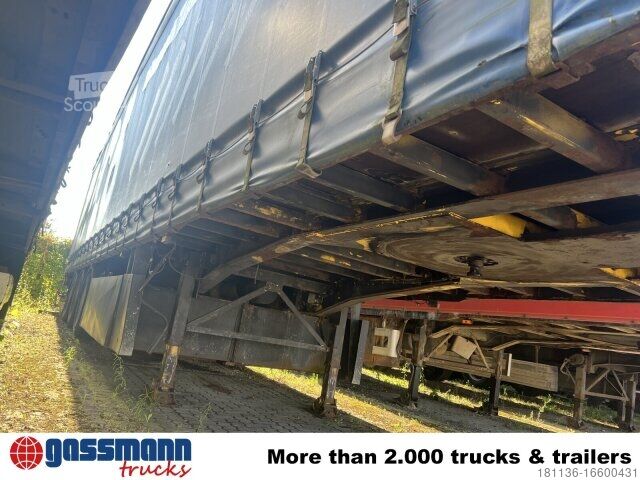 Auflieger mit Pritsche & Plane SAnh, EDSCHA