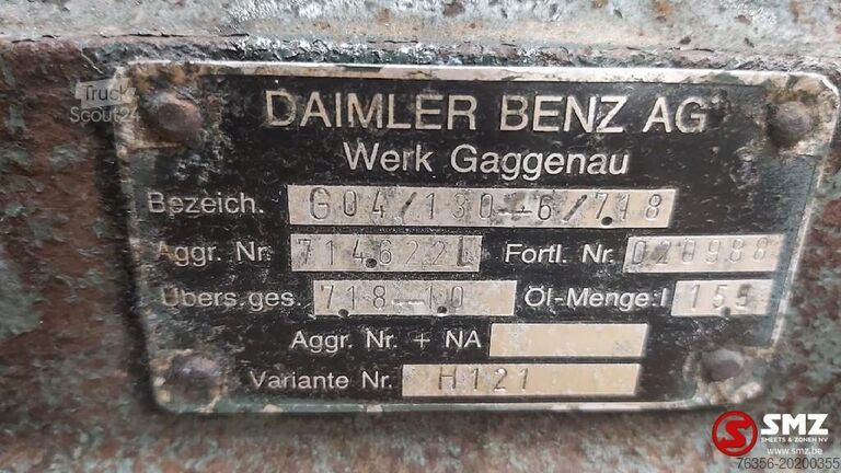 Gearkasse Mercedes Occ Versnellingsbak Mercedes G04/130-6/718