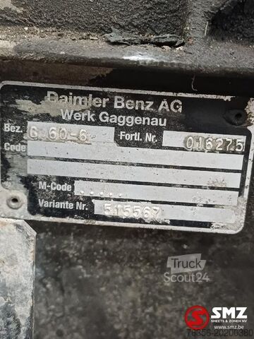 Κιβώτιο ταχυτήτων Mercedes Occ versnellingsbak G60-6 Mercedes