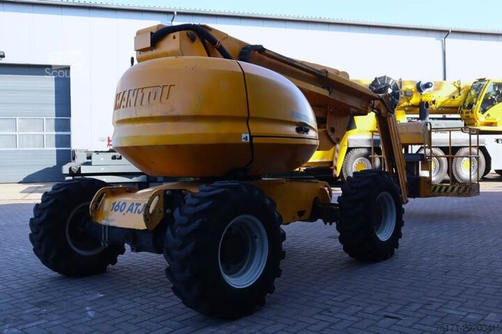 Kĺbová teleskopická pracovná plošina Manitou 160ATJ Diesel, 4x4x4 Drive, 16m Working Height, 8.