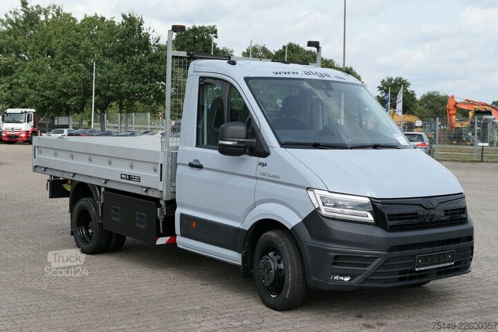 Furgão pick-up MAN 6.160 TGE 4x2, 3.500mm lang, AHK, Klima, 3. Sitz