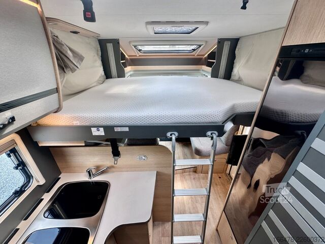 Camper semintegrato DETHLEFFS Trend T 7057 EB *Einzelbetten-Hubbett*