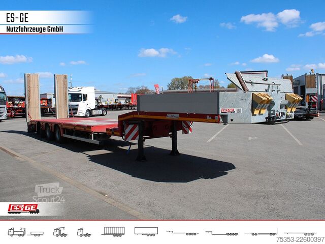 Lavt bygger sættevogn FAYMONVILLE MAX Trailer MAX100 Semi-Tieflader