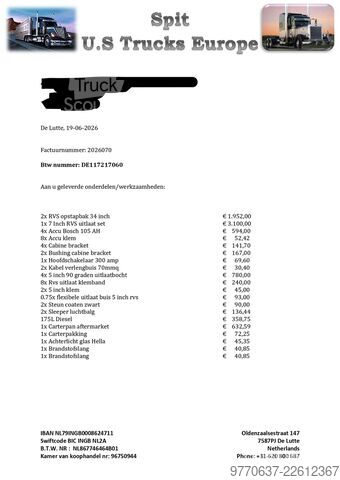 Standardowy ciągnik siodłowy Kenworth T800