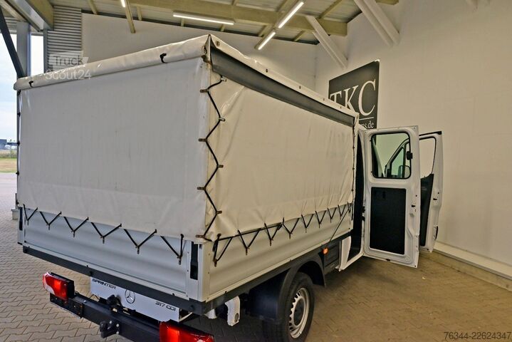 Pick-up bestelwagen MERCEDES-BENZ Sprinter 317 CDI Doka Pritsche Schiebeplane AHK