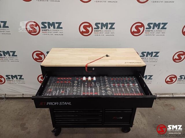 Plne vybavený pojazdný kufor na náradie JPS14 Diversen Gevulde gereedschapswagen JPS14