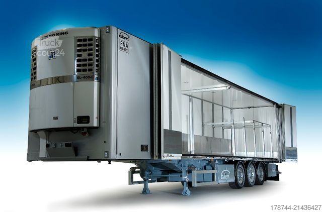 Frigorifik yarı römork  Ekeri 3-Achs-Thermofaltwandsattel