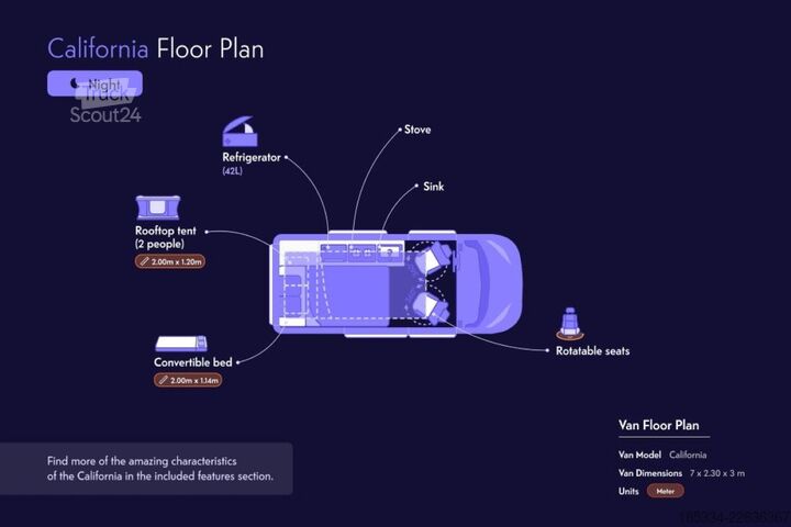 Avtodom 2022 Volkswagen California Coast Automatique | Toit relevable