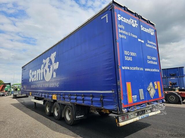Vorhang seitlich KRONE SD27 3 AXLE MEGA  CURTAINSIDER TRAILER CODE XL ...