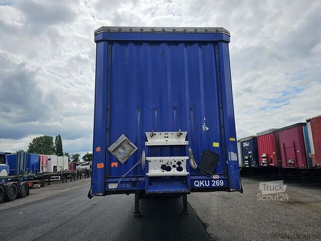 Vorhang seitlich KRONE SD27 3 AXLE MEGA  CURTAINSIDER TRAILER CODE XL ...