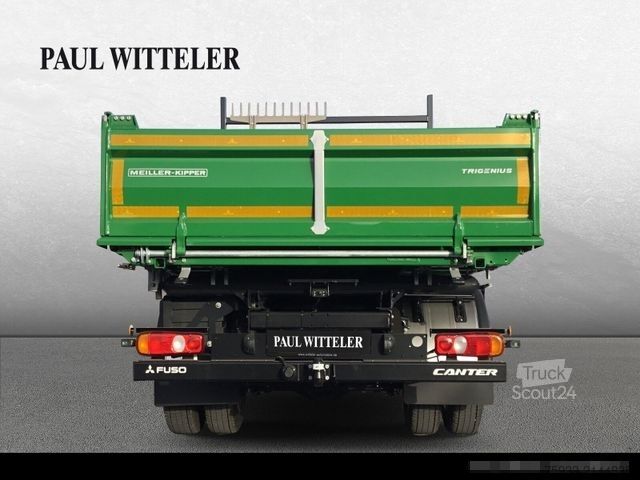 Three-way tipper van FUSO Canter 7C18 Meiller-Kipper Trigenius/AHK3,5t/LED