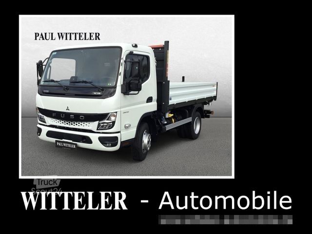 Benne tri-benne MITSUBISHI Canter 7C18 Dreiseiten-Stahlkipper LED+Klima+Dif