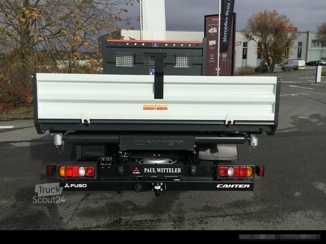 Benne tri-benne MITSUBISHI Canter 7C18 Dreiseiten-Stahlkipper LED+Klima+Dif