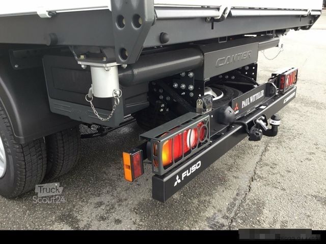 Benne tri-benne MITSUBISHI Canter 7C18 Dreiseiten-Stahlkipper LED+Klima+Dif