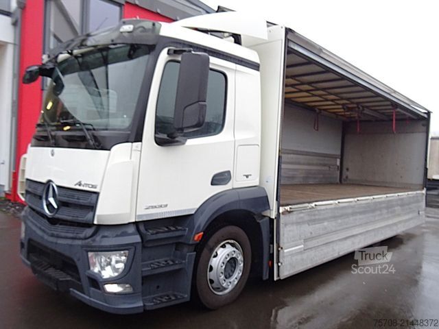 Camión caja MERCEDES-BENZ 2533 Antos*7,3m Schwenkwand*LBW*Lift/Lenk*2x AHK