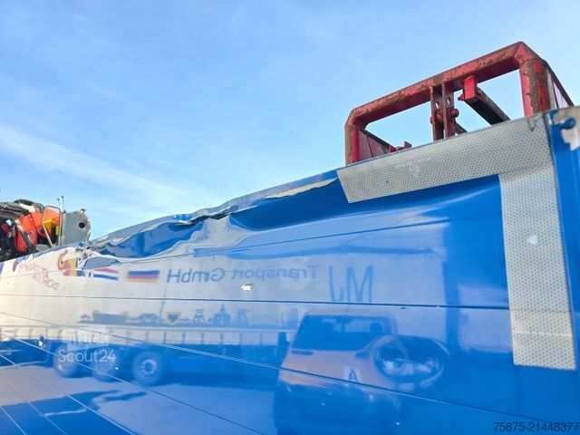 Kamion sa ravnom platformom SCANIA R 490 6x2 Palfinger PK 20001