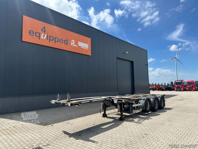 Transport av containrar D-TEC FLEXITRAILER / 45FT HC MULTI / BPW + drumbrakes...