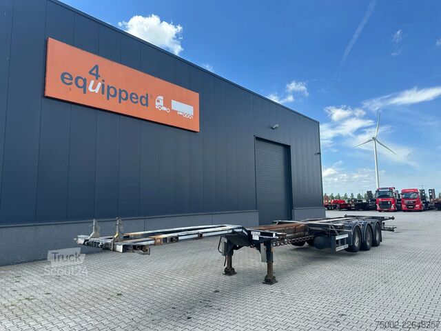 Transport av containrar D-TEC FLEXITRAILER / 45FT HC MULTI / BPW + drumbrakes...