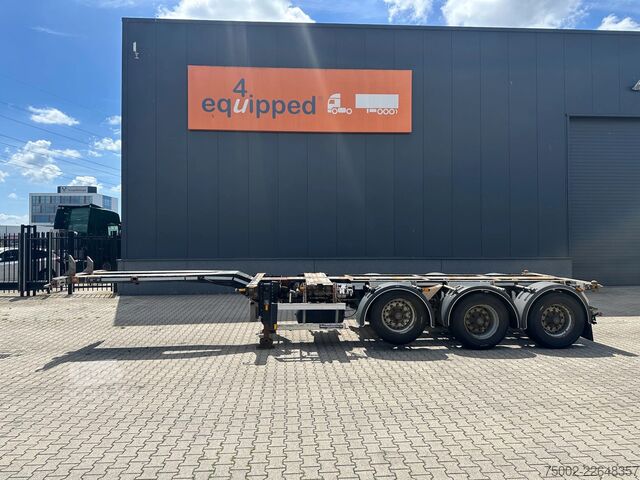 Transport av containrar D-TEC FLEXITRAILER / 45FT HC MULTI / BPW + drumbrakes...