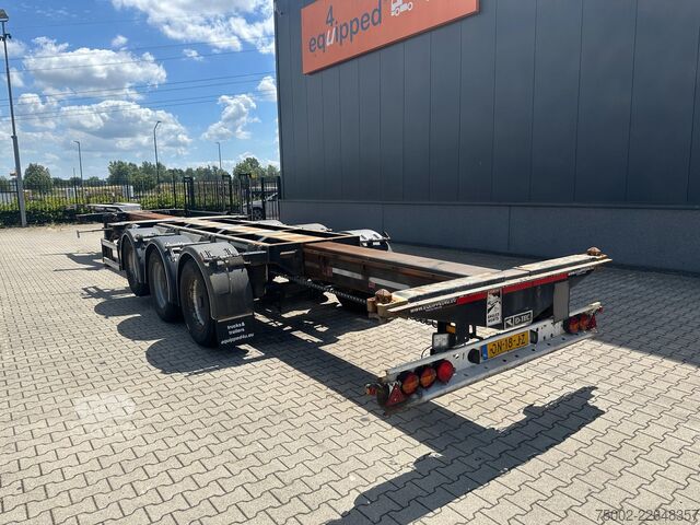 Transport av containrar D-TEC FLEXITRAILER / 45FT HC MULTI / BPW + drumbrakes...