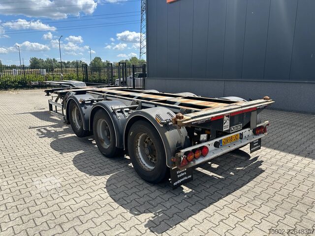 Transport av containrar D-TEC FLEXITRAILER / 45FT HC MULTI / BPW + drumbrakes...