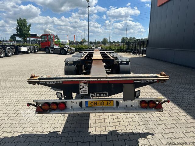 Transport av containrar D-TEC FLEXITRAILER / 45FT HC MULTI / BPW + drumbrakes...