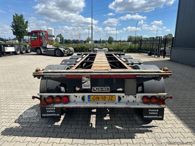 Transport av containrar D-TEC FLEXITRAILER / 45FT HC MULTI / BPW + drumbrakes...