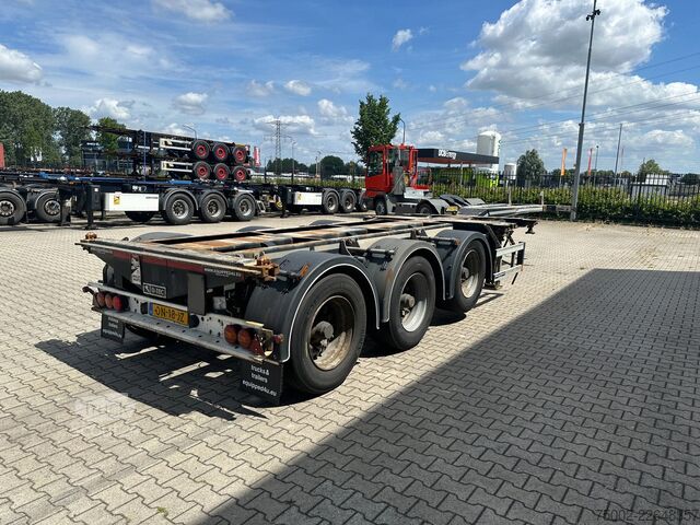 Transport av containrar D-TEC FLEXITRAILER / 45FT HC MULTI / BPW + drumbrakes...