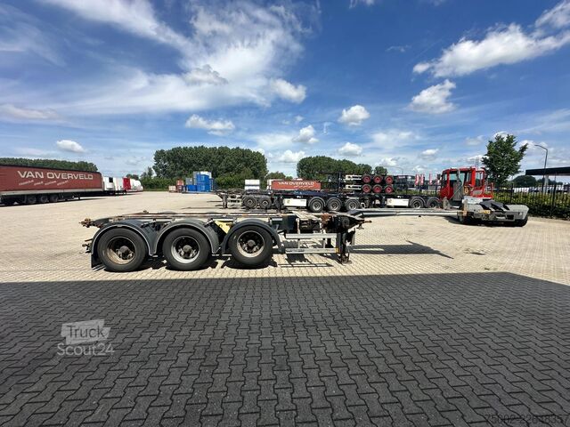 Transport av containrar D-TEC FLEXITRAILER / 45FT HC MULTI / BPW + drumbrakes...
