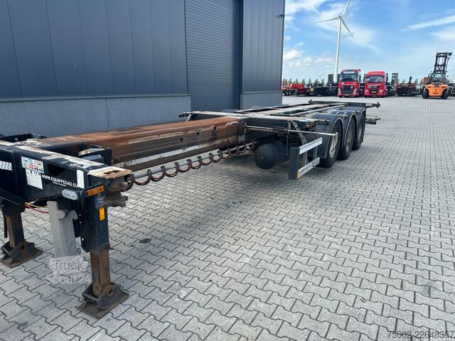 Transportul de containere D-TEC FLEXITRAILER / 45FT HC MULTI / BPW + drumbrakes...