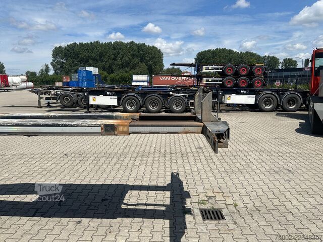 Transportul de containere D-TEC FLEXITRAILER / 45FT HC MULTI / BPW + drumbrakes...