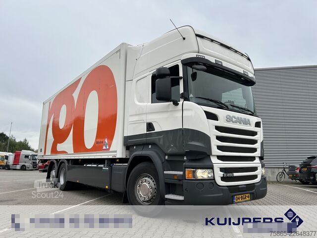 Koffer Scania R450 Topline / 6x2 Steer + Lift Axle / Retarder...