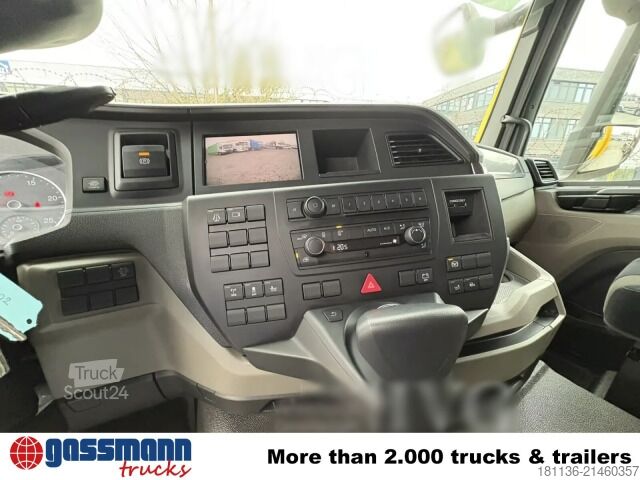 Platós teherautó MAN TGS 26.430 6x2-2 BL, Liftachse, Heckkran Fassi