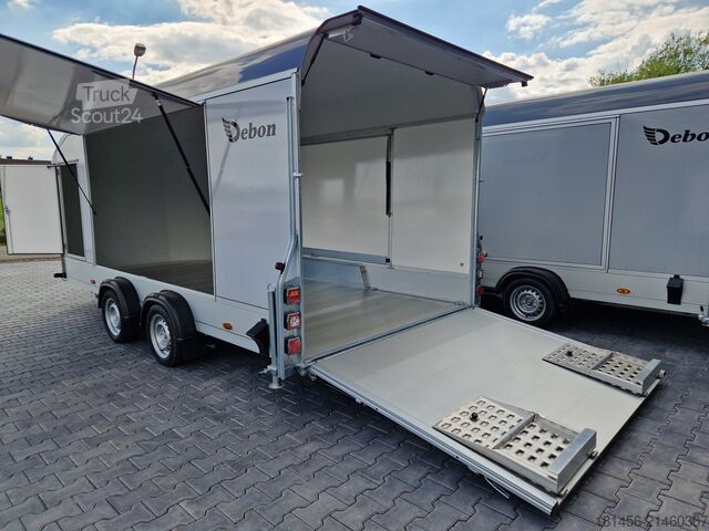 Személyautó utánfutó Debon Roadster 1000 aero 100km/H Pullman Neu