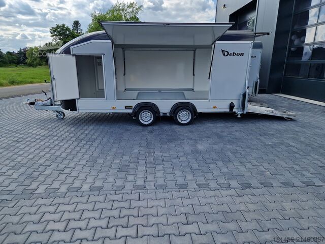 Személyautó utánfutó Debon Roadster 1000 aero 100km/H Pullman Neu